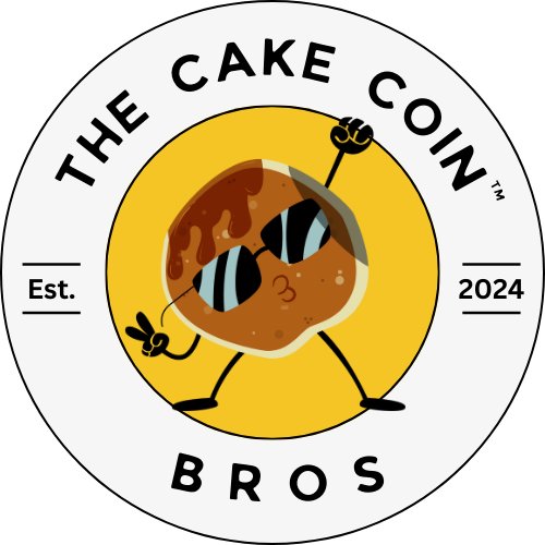 The Cake Coin Bros Logo