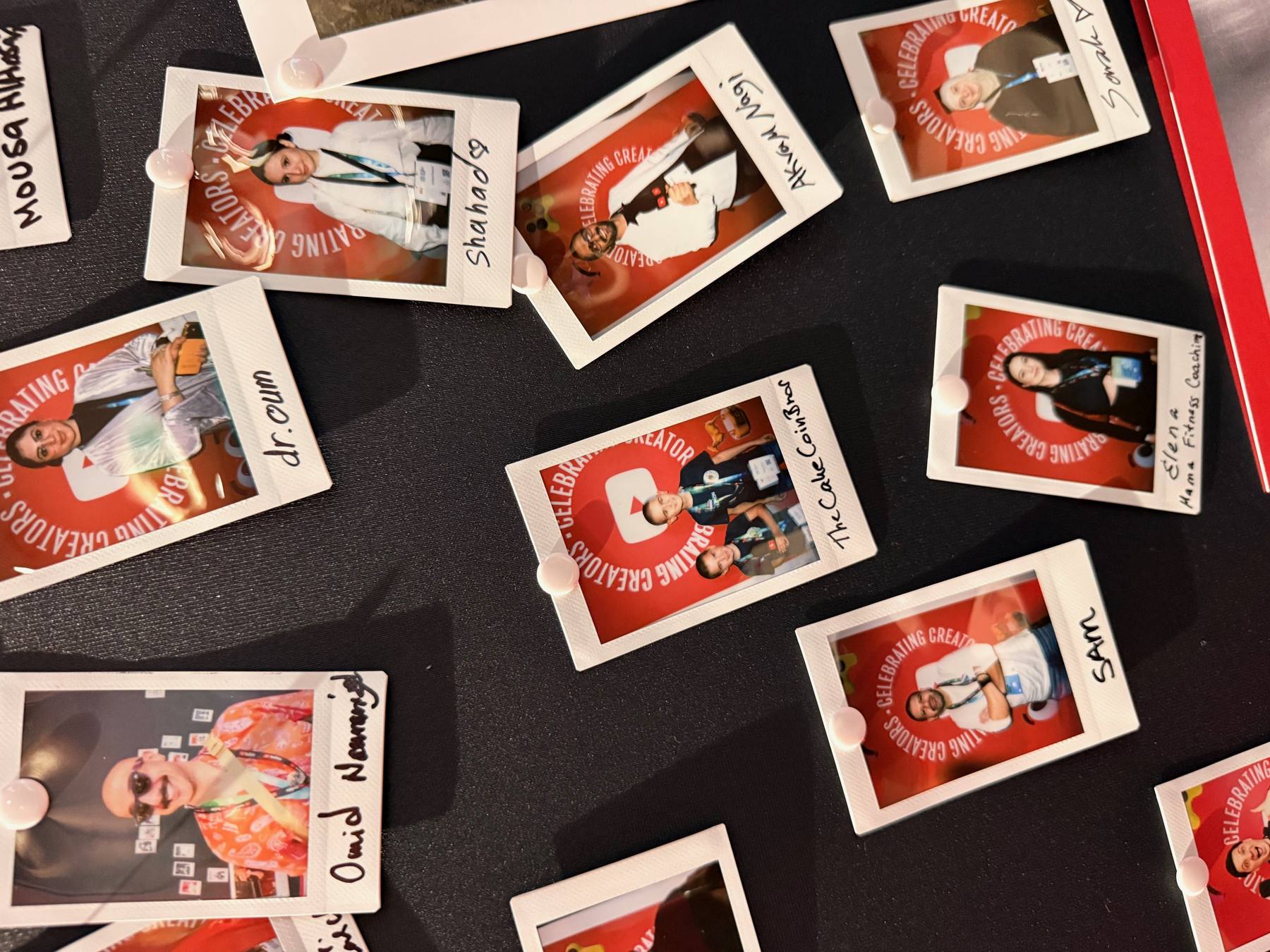 The Cake Coin Bros polaroid at 1B Summit
