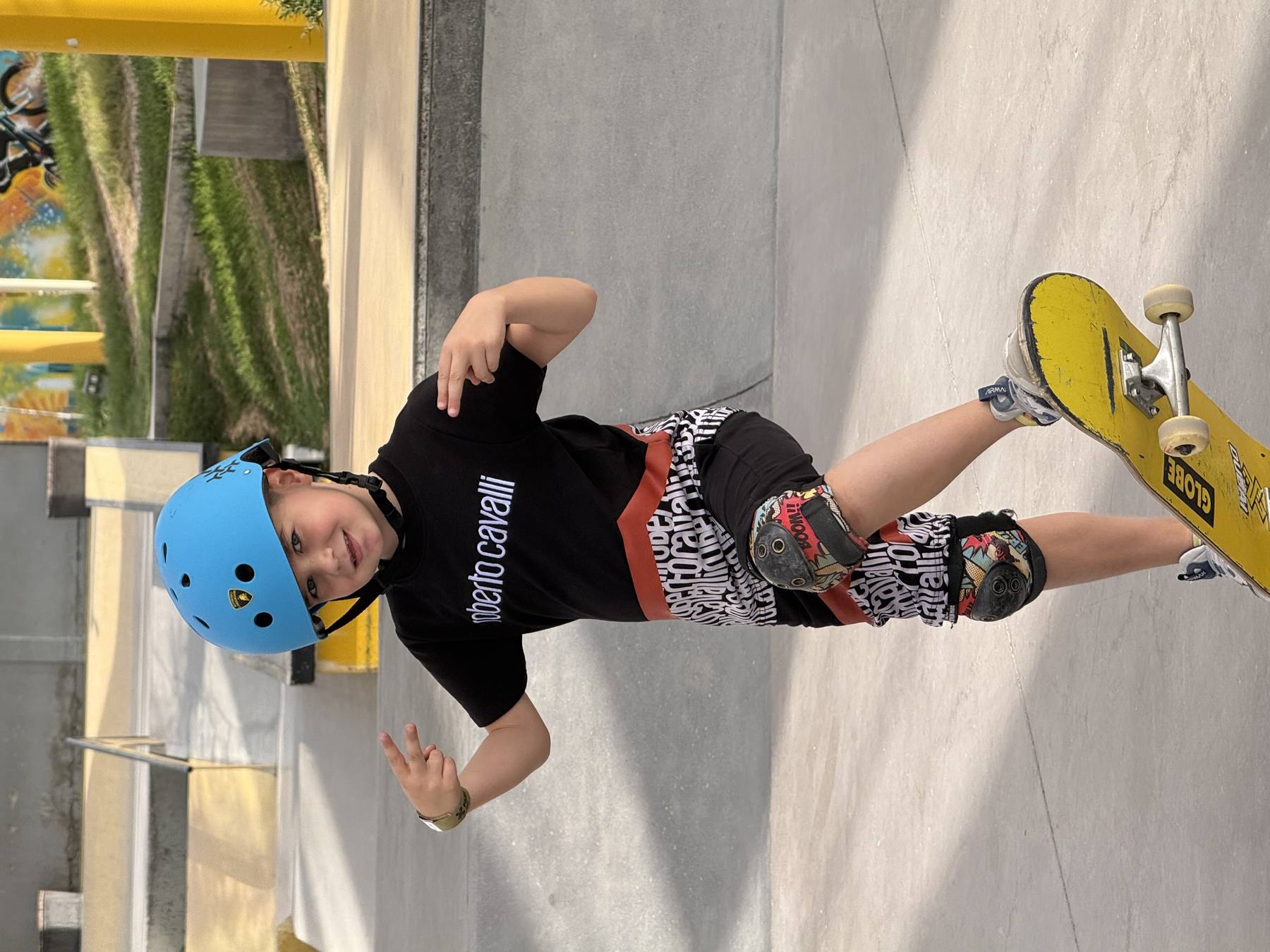 Nathan Lederer, Co-Founder of The Cake Coin Bros, skateboarding